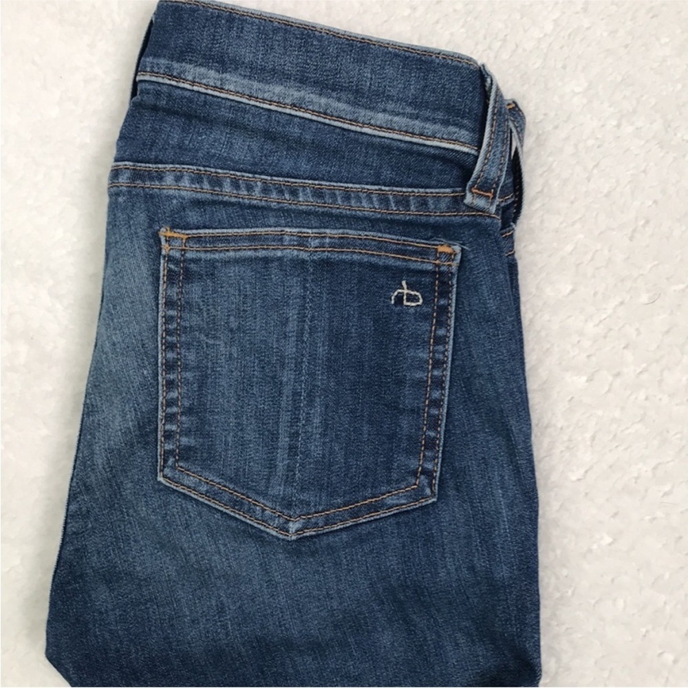 rag & bone skinny ankle jeans in rae - Picture 5 of 6